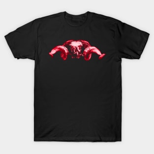 Ram Skull Red T-Shirt